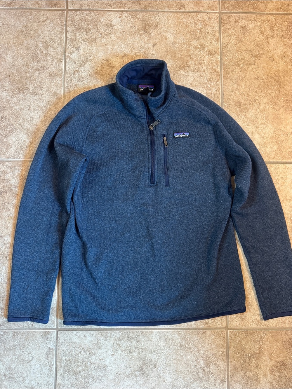 Patagonia Dark Navy Half-Zip Fleece Pullover